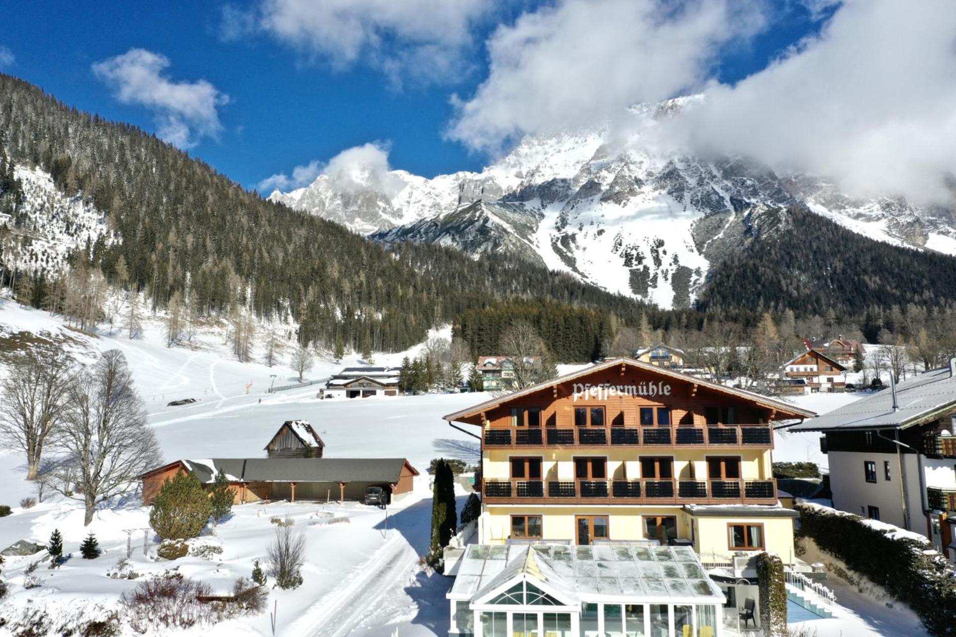 Aparthotel Pfeffermuehle Ramsau am Dachstein Zewnętrze zdjęcie